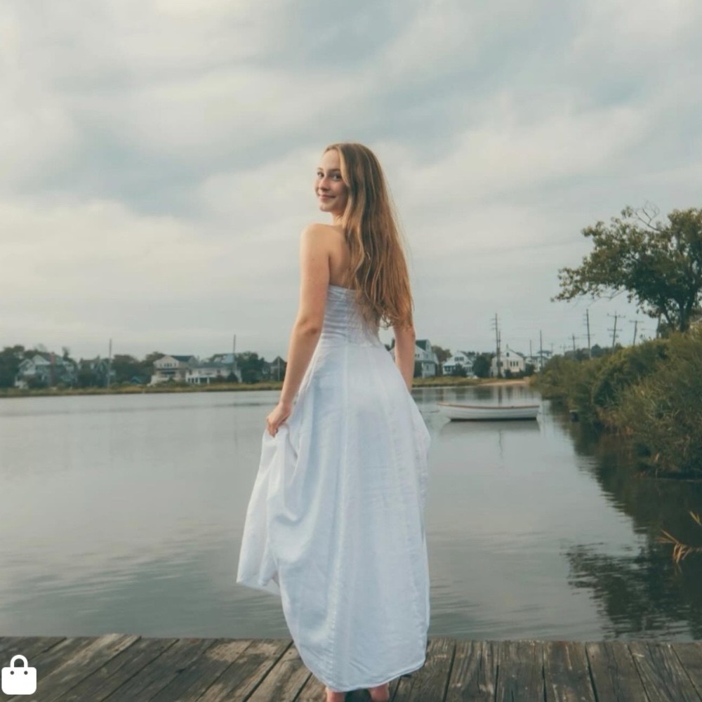NEW Favorite Daughter The Favorite Linen Dress White - Picture 7 of 15
